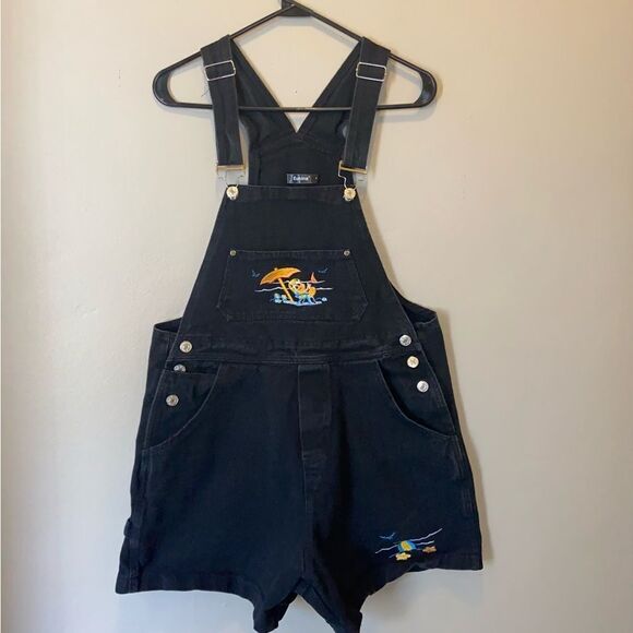 Eunina short black denim jumper L - Picture 1 of 6